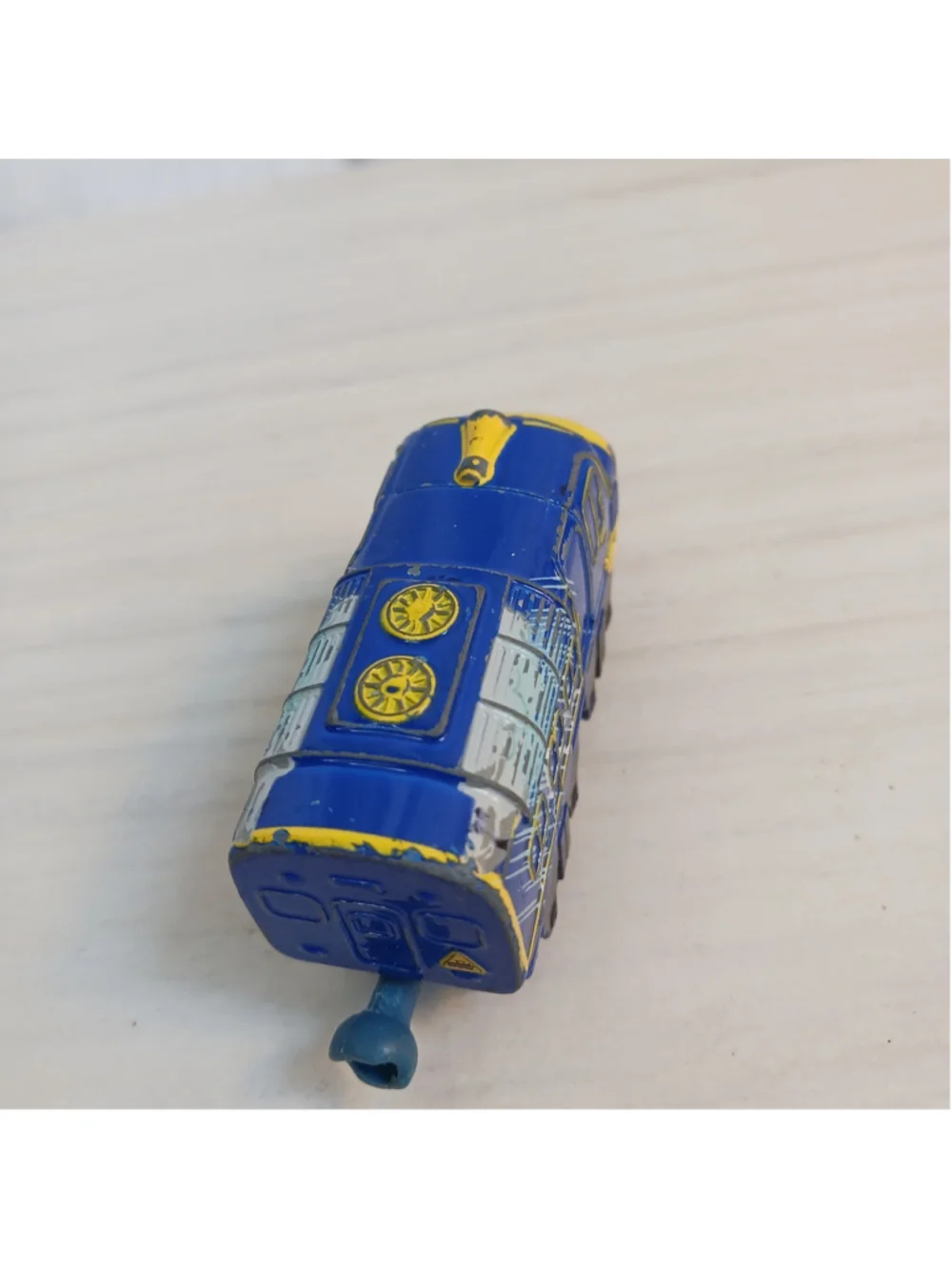 Chuggington Brewster Diecast Train Engine Blue Yellow Learning Curve